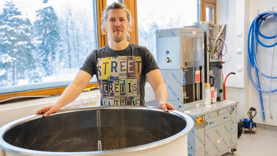 Prosessiteollisuuden opiskelija Reima Heinonen.